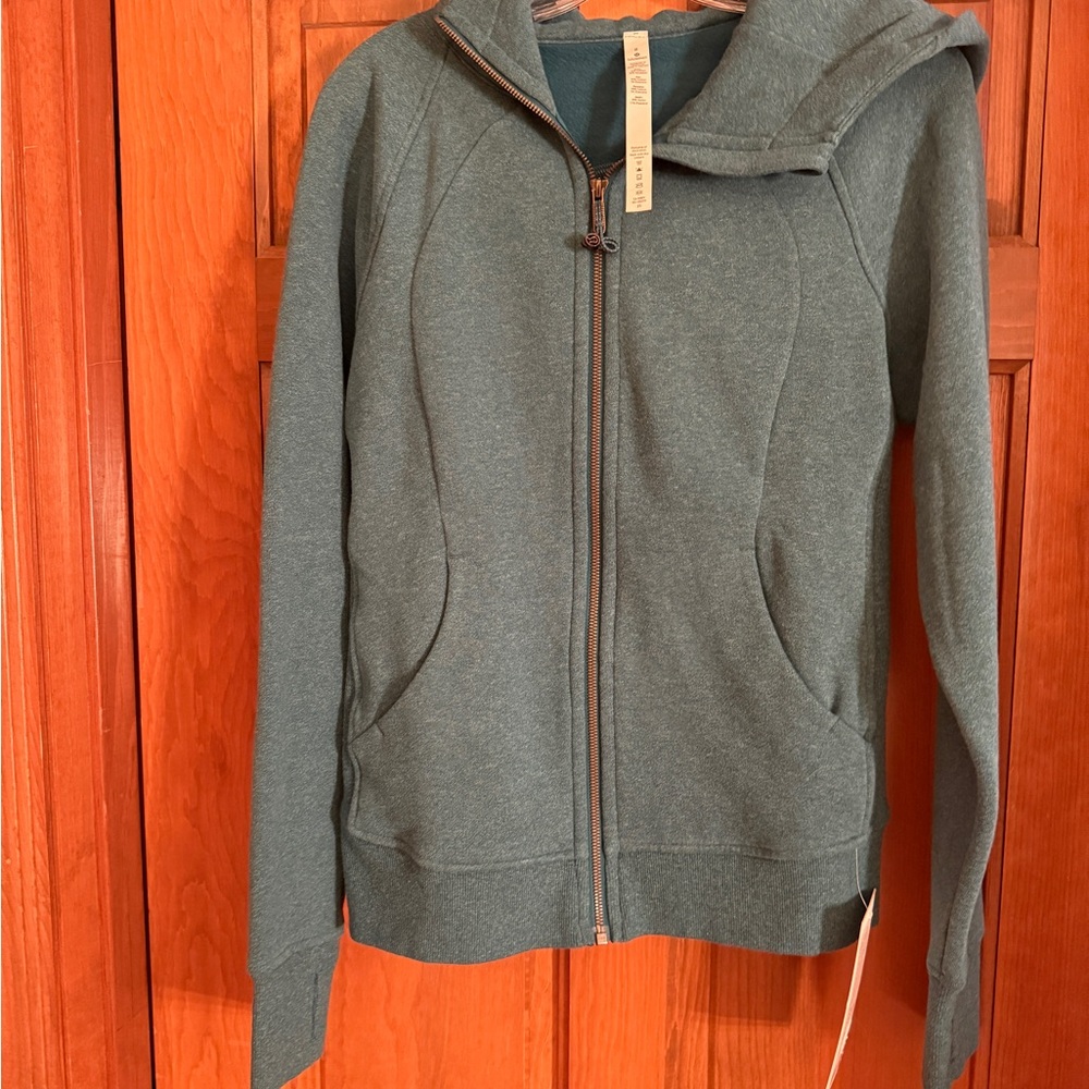 Lululemon Scuba Teal Full Zip Hoodie